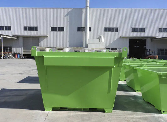 Abfallbehälter aus Stahl