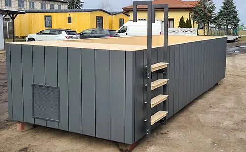 Polypropylen-Schwimmbecken, 6.5 x 2.6 m, gebrauchsfertig