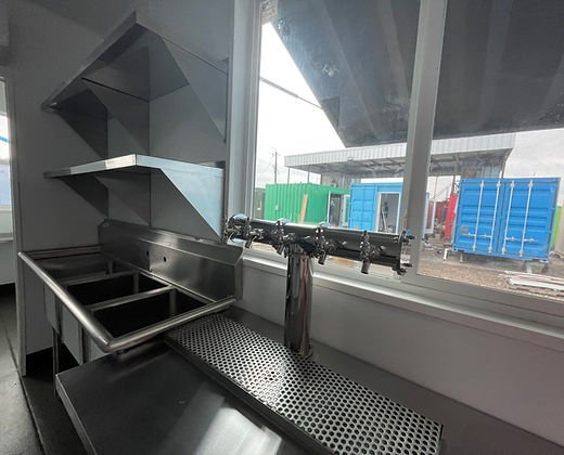 Barcontainer ausgestattet mit 40 Fuß