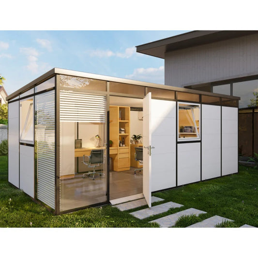 Isolierter Gartenschuppen (6 x 3 m) – Modular, langlebig und sofort montagebereit