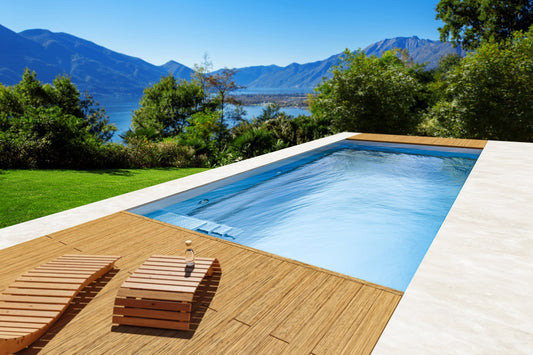 Schwimmbad-Skimmer aus Edelstahl, professionell, 3,5 x 9 x 1,5 m