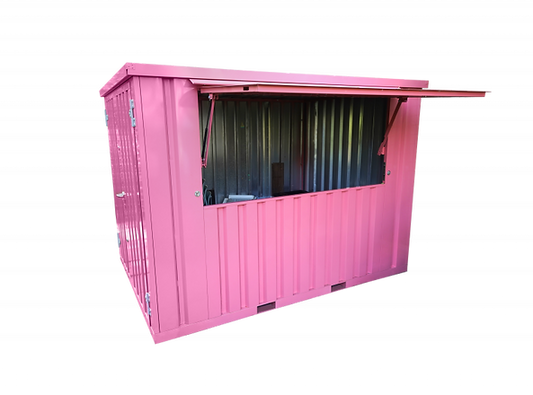 Faltbarer Barbehälter 3 x 2 METER XL Rosa RAL 3014