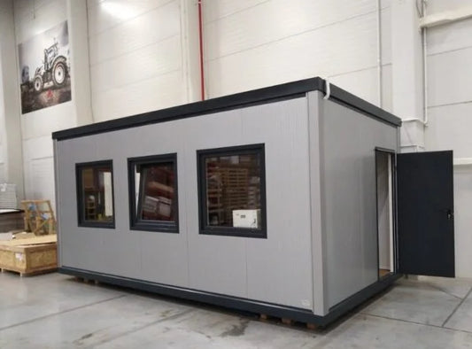 Bürocontainer 18 m² — 6,00 × 3,00 × 2,80 m