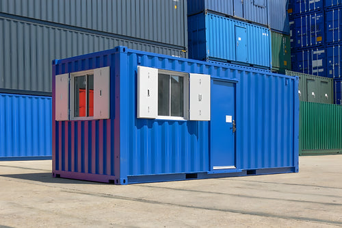 Container 20' Büro + Küche und Toilette