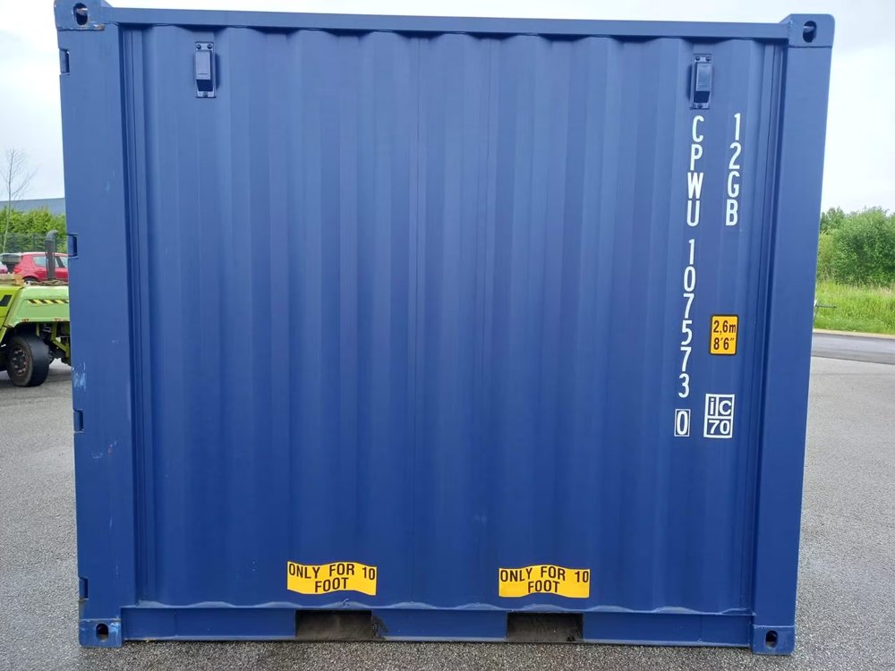 10-Fuß-Seecontainer – Blau