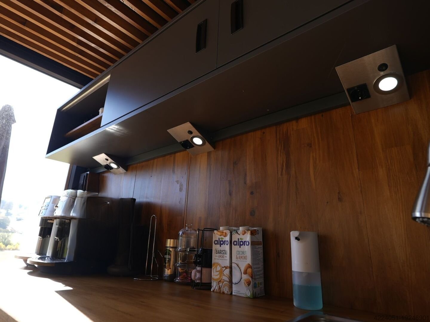 Container-Café mit Veranda