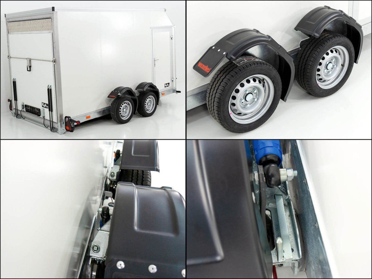 Absenkanhänger 157x344cm Höhe: 190cm 2,7t