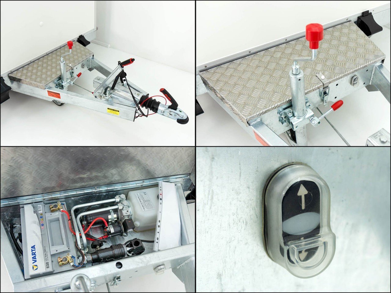 Absenkanhänger 157x344cm Höhe: 190cm 2,7t