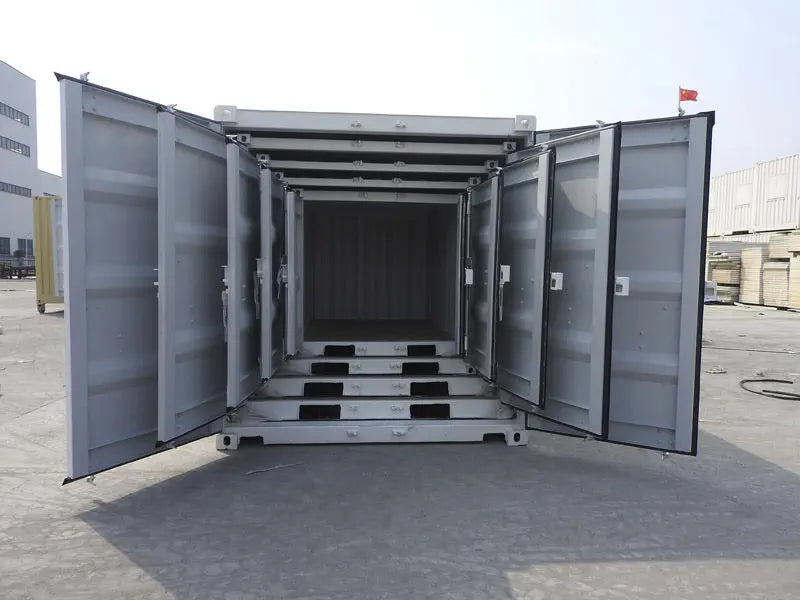 Stapelbarer Aufbewahrungsbehälter aus Metall