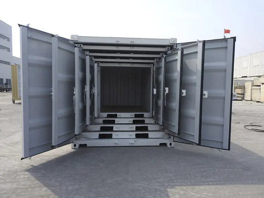 Stapelbarer Aufbewahrungsbehälter aus Metall