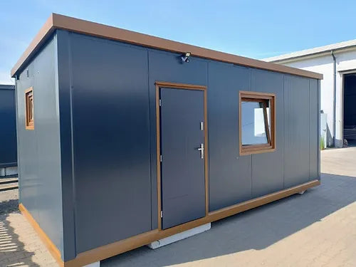 Containerbüro 21 m2 mit WC + Kochnische