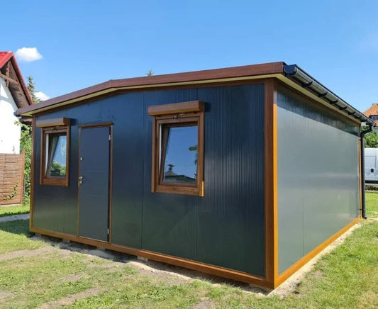 Hauptinhalt: 35 m2 großes, modulares Wohnhaus im gesamten Jahresverlauf