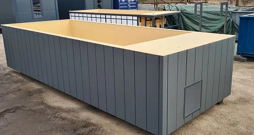 Polypropylen-Schwimmbecken, 6.5 x 2.6 m, gebrauchsfertig