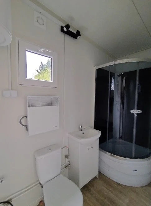 Conteneur Maison d'habitation 18m2 toute l'année 6×3 graphite