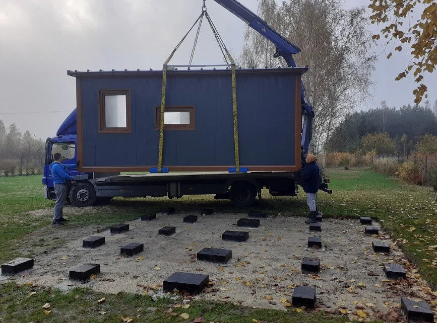 Hauptinhalt: 35 m2 großes, modulares Wohnhaus im gesamten Jahresverlauf