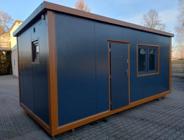 Conteneur Maison d'habitation 18m2 toute l'année 6×3 graphite