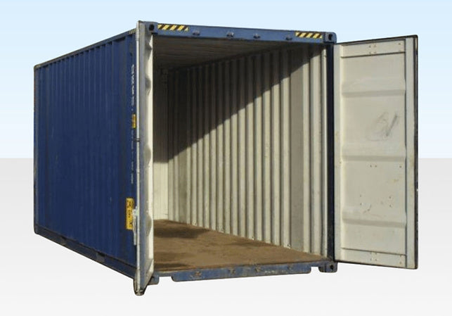 20 Fuß x 8 Fuß. Gebraucht Container – Offenes Dach