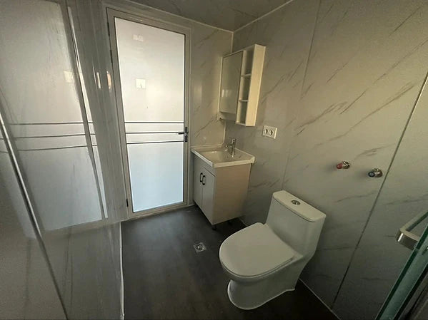 Luxuriöser mobiler Wohncontainer aus Holz