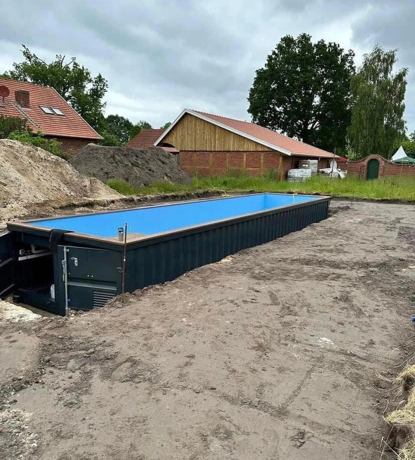 12 m Schwimmbeckencontainer