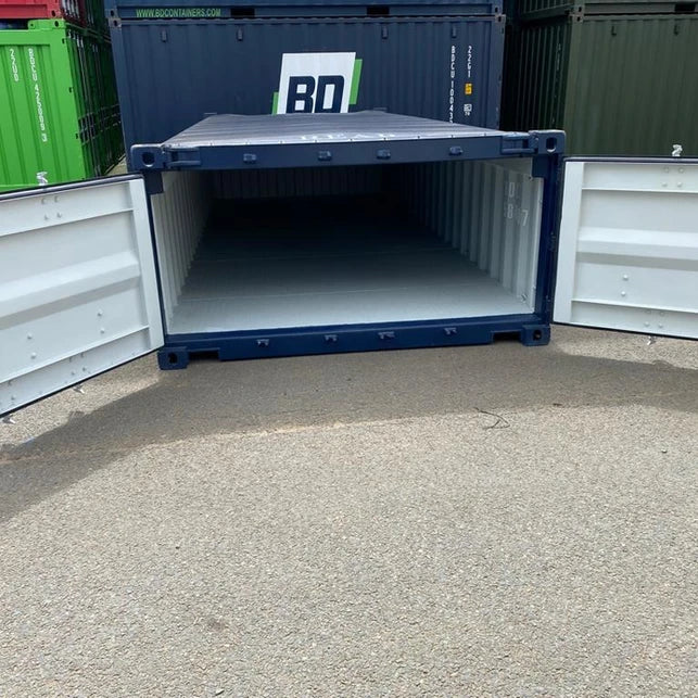 20 Fuß Container mit offenem Dach, halbe Höhe