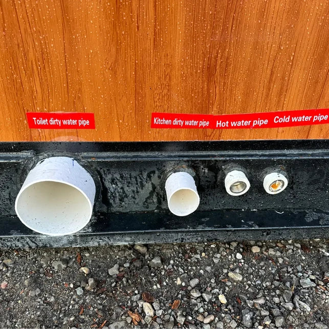 Luxuriöser mobiler Wohncontainer aus Holz