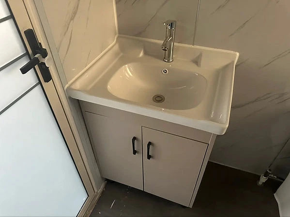 Luxuriöser mobiler Wohncontainer aus Holz