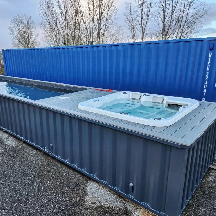 12 m Schwimmbeckencontainer