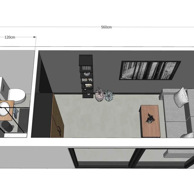 Haus Wohncontainer Luxusmodul 20 Fuß