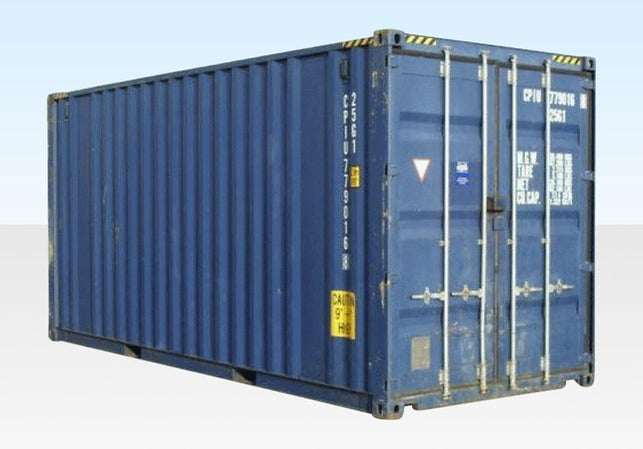 20 Fuß x 8 Fuß. Gebraucht Container – Offenes Dach