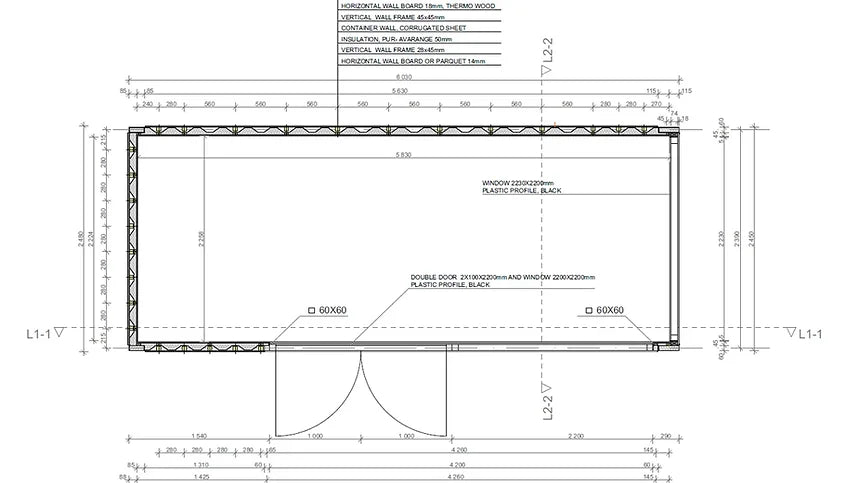PopUpHut Hauscontainer 13.2m²