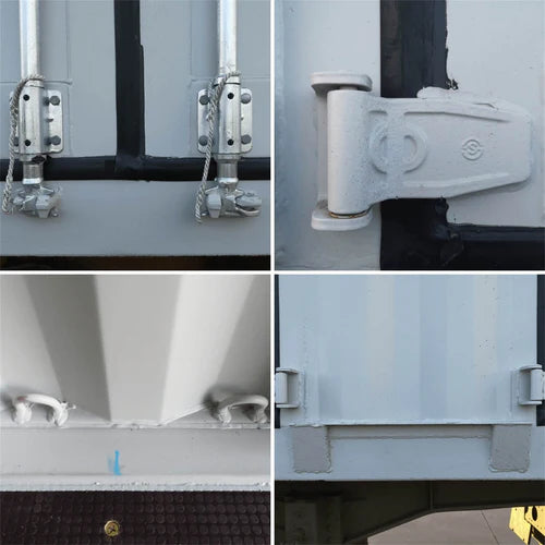 40ft High Cube Container mit 4 Seitentüren, mit Logo