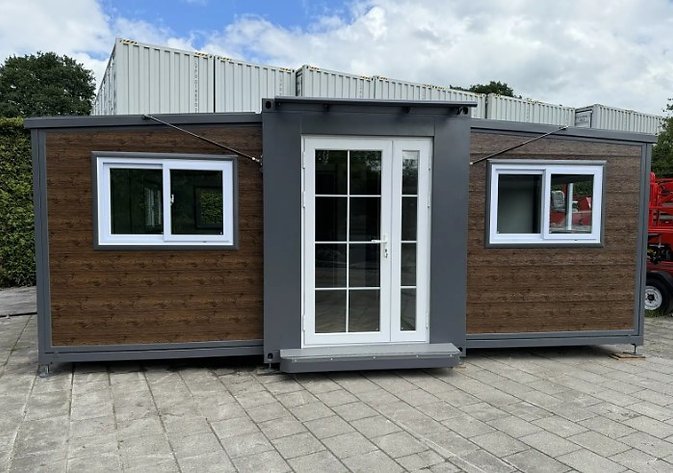 Mobiler Container – Tiny House mit zwei Schlafzimmern und Küche