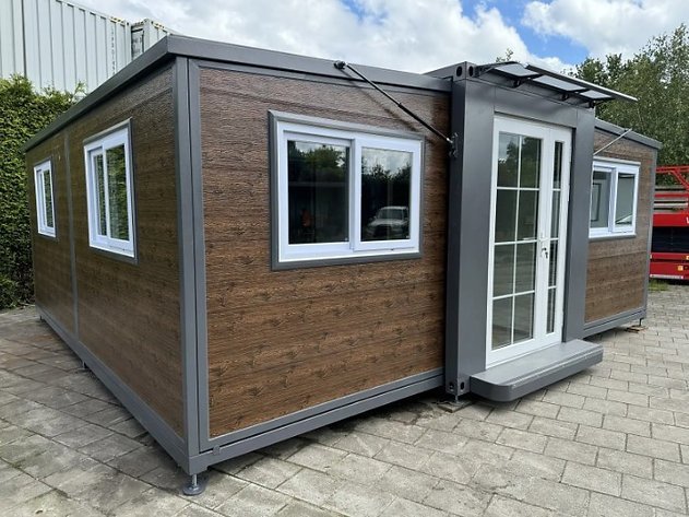 Mobiler Container – Tiny House mit zwei Schlafzimmern und Küche