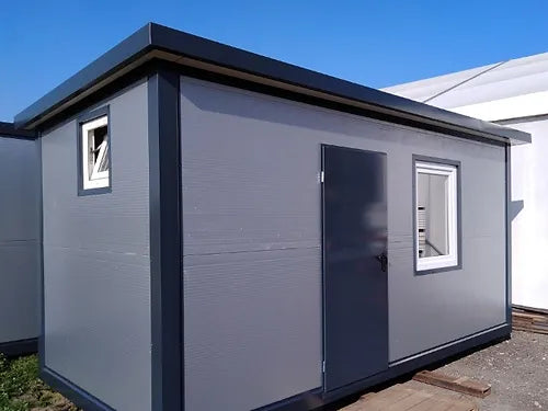 Sozialer Wohncontainer von 12m2 mit Bad und Küche 5×2,5m