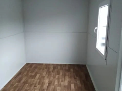 Sozialer Wohncontainer von 12m2 mit Bad und Küche 5×2,5m