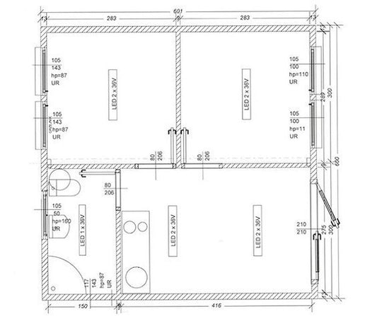 Wohncontainer (36 m²)