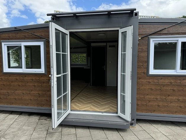 Mobiler Container – Tiny House mit zwei Schlafzimmern und Küche