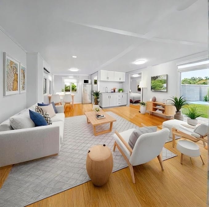 Anpassbares, 20 Fuß langes, zusammenklappbares Containerhaus mit 1-3 Schlafzimmern