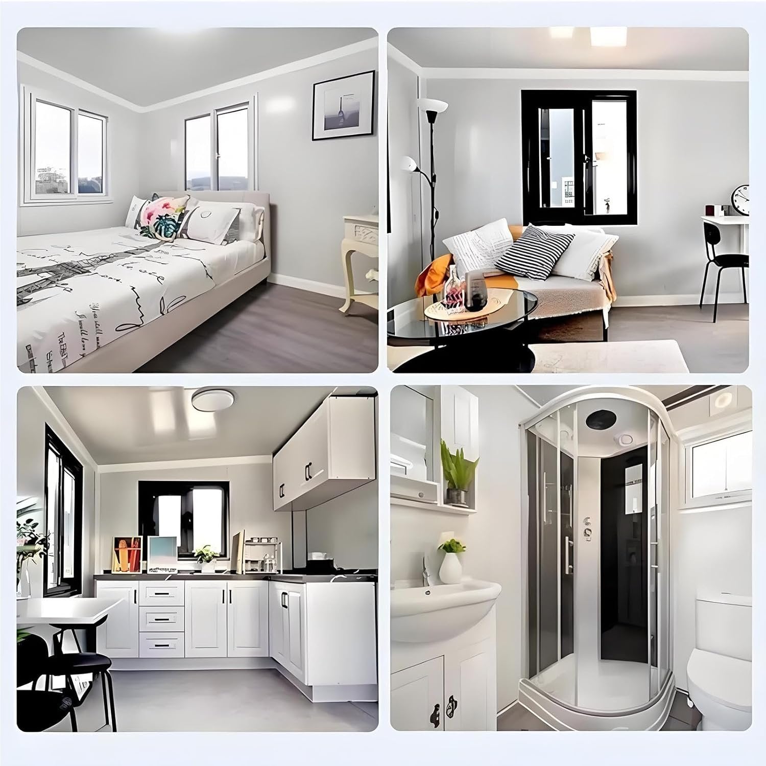 Erweiterbarer Miniaturhauscontainer