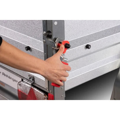 Gebremster Variolux 850 Anhängersatz inkl. Bordwandverlängerung + Flachplane