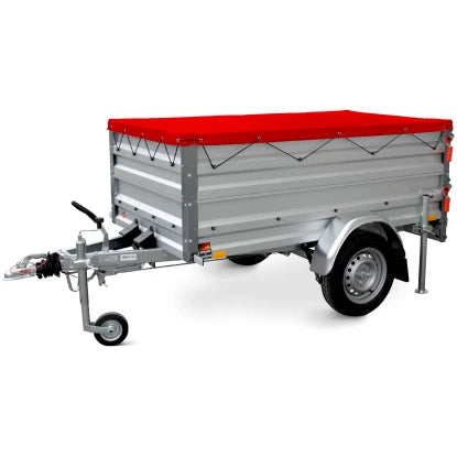 Gebremster Variolux 850 Anhängersatz inkl. Bordwandverlängerung + Flachplane