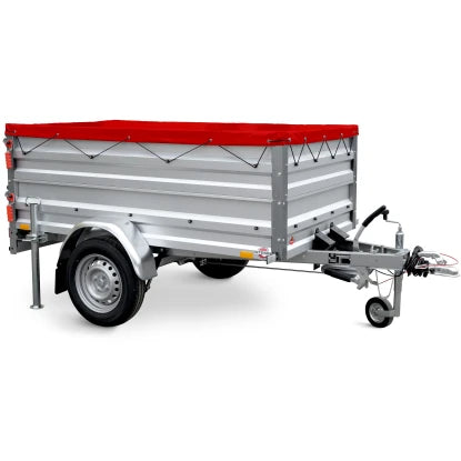 Gebremster Variolux 850 Anhängersatz inkl. Bordwandverlängerung + Flachplane