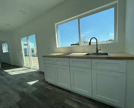 40-Zoll-Containerhaus Modell „EPINA“ Blau