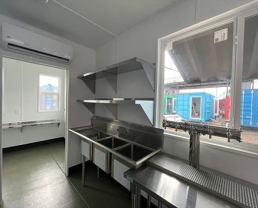 Barcontainer ausgestattet mit 40 Fuß