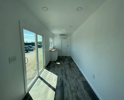 40-Zoll-Containerhaus Modell „EPINA“ Blau