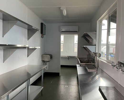 Barcontainer ausgestattet mit 40 Fuß