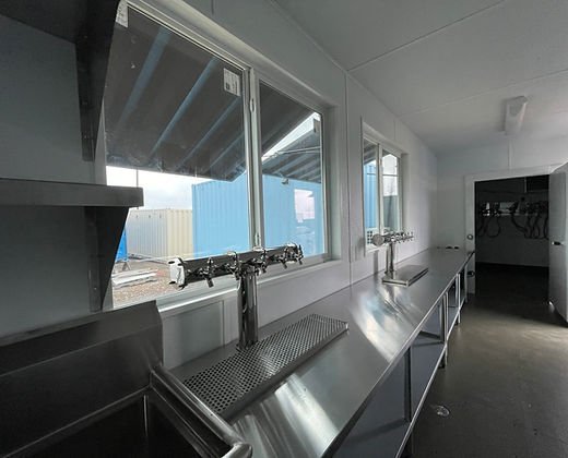 Barcontainer ausgestattet mit 40 Fuß