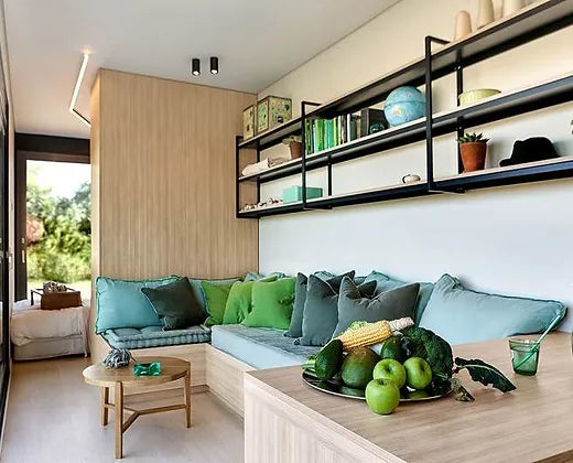 40 Fuß großes, umgebautes, bewohnbares Containerstudio