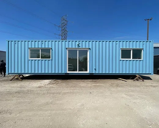 40-Zoll-Containerhaus Modell „EPINA“ Blau