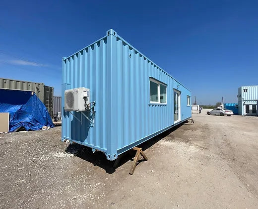 40-Zoll-Containerhaus Modell „EPINA“ Blau